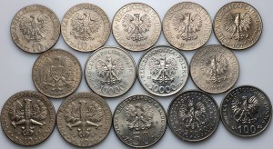 People's Republic, Third Republic, set of coins from 1965-1993, (14 pieces)