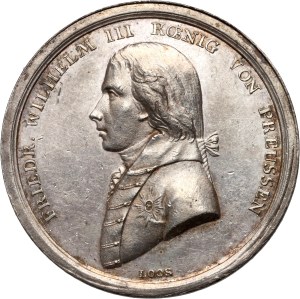 Germany, Prussia, Frederick Wilhelm III, medal from 1798, Tribute of the Vassals in Berlin