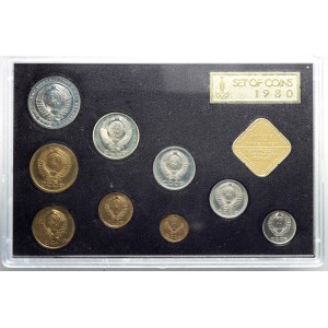 Russia, USRR, mint set 1980, (9 pieces)