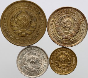 Russia, USSR, set of coins from 1930-1934, (4 pieces)