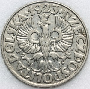 II RP, 50 groszy 1923, Warsaw