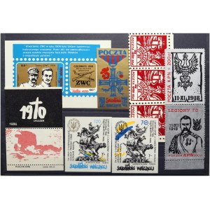 PRL, Solidarność, zestaw ciekawych znaczków, (45 sztuk)