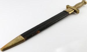 United States of America, Sword of foot artillery with scabbard, 1839