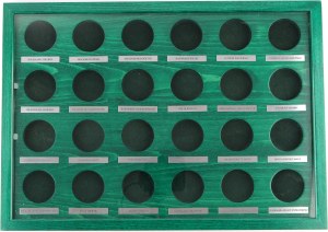 Display case for 24 coins from the Treasures of Stanislaw August series