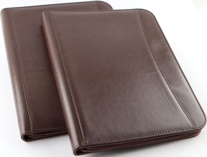 Leuchtturm, set of two leather coin clappers
