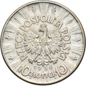 II RP, 10 złotych 1936, Warszawa, Józef Piłsudski
