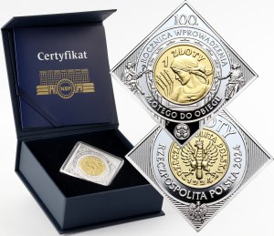 Third Republic, 1 zloty 2024, 100th Anniversary of the introduction of the zloty into circulation
