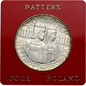 PRL, 100 złotych 1966, Mieszko i Dąbrówka, PRÓBA