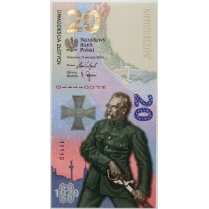 III RP, 20 złotych 2020, Bitwa Warszawska