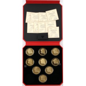 Cameroon, 2500 CFA Francs Silver Coin Set 2016, Ancient Olympic Games, (9 pieces)