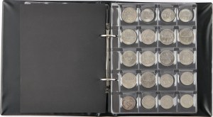 Poland, set of coins in a clasper, (137 pieces)