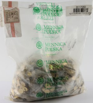Third Republic, bank bag, 5 pennies 2021, 50 sachets x 100 pieces, Mint of Poland Warsaw