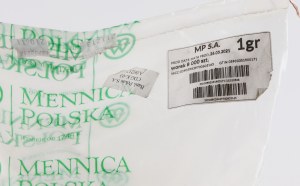 Third Republic, bank bag,, 1 penny 2021, 80 sachets x 100 pieces, Mint of Poland Warsaw