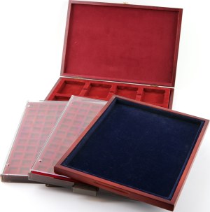 Set, slab box and 3 coin pallets