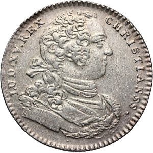 France, Louis XV, silver token 1758