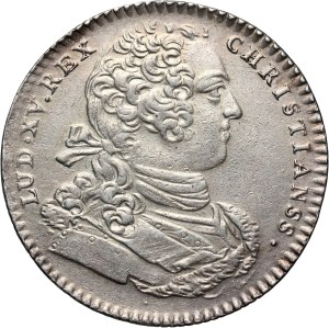 France, Louis XV, silver token 1758