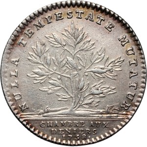France, Louis XV, silver token 1758