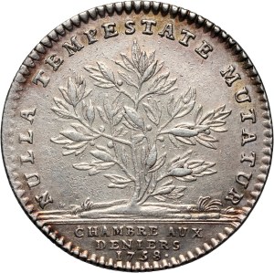 France, Louis XV, silver token 1758