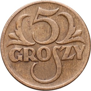 II RP, 5 pennies 1934, rarest vintage