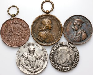 Europe, set of medals, (5 pieces)