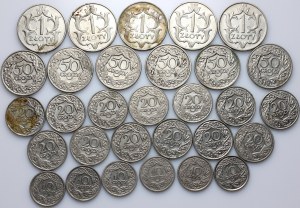 Second Republic, coin set, (30 pieces)