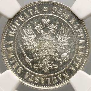 Finland, Nicolas II, 1 mark 1915