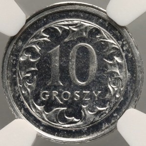III RP, 10 groszy 2006, PRÓBA w aluminium, Warszawa