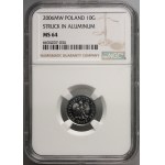 III RP, 10 groszy 2006, PRÓBA w aluminium, Warszawa