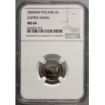 III RP, 2 grosze 2005, PRÓBA w miedzioniklu, Warszawa