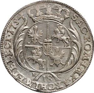 August III, ort 1754 EC, Leipzig