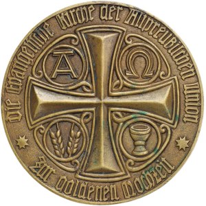 Germany, Prussia, medal commemorating the 50th wedding anniversary (Golden Wedding Anniversary)