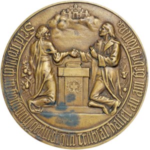 Germany, Prussia, medal commemorating the 50th wedding anniversary (Golden Wedding Anniversary)