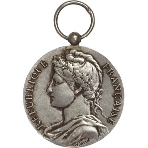 France, medal from 1963, Ministry of Labor and Social Security, silver