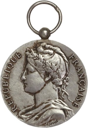 France, medal from 1963, Ministry of Labor and Social Security, silver
