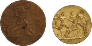 II RP, set of medals, Oracz and Nagalski (2 pieces)
