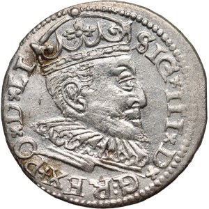 Zygmunt III Waza, trojak 1596, Ryga