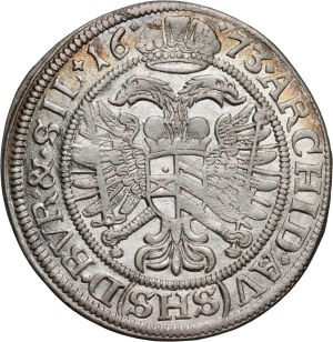 Silesia under Austrian rule, Leopold I, 6 krajcars 1673 SHS, Wroclaw, Poland