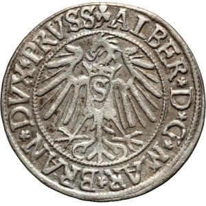 Prusy Książęce, Albrecht Hohenzollern, grosz 1542, Królewiec