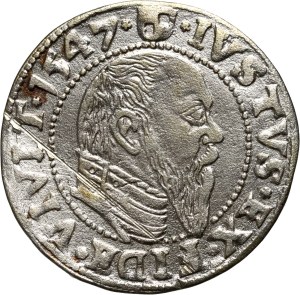 Ducal Prussia, Albrecht Hohenzollern, 1547 grosz, Königsberg, rare vintage