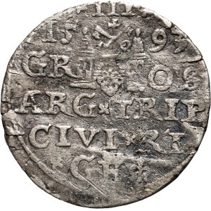 Zygmunt III Waza, trojak 1593, Ryga
