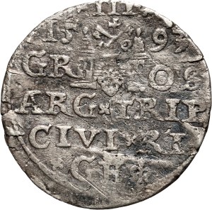 Sigismund III Vasa, trojak 1593, Riga