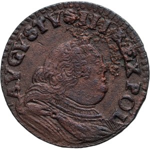 August III, szeląg 1755 H, Gubin