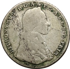 Austria, Salzburg, Hieronymus von Colloredo, 20 kreuzers 1778 M