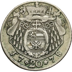 Austria, Salzburg, Hieronymus von Colloredo, 20 kreuzers 1778 M