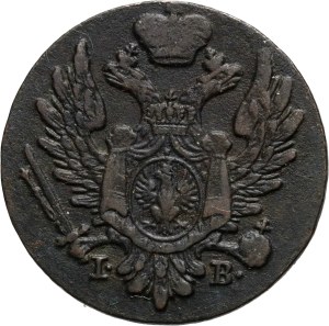 Congress Kingdom, Alexander I, domestic copper penny 1825 IB, Warsaw - wide crown