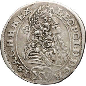 Hungary, Leopold I, 15 kreuzers 1690 KB, Kremnitz