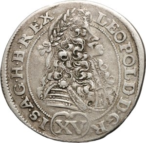 Hungary, Leopold I, 15 kreuzers 1690 KB, Kremnitz