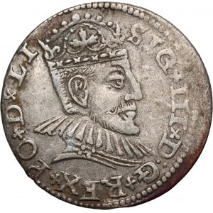Zygmunt III Waza, trojak 1590, Ryga