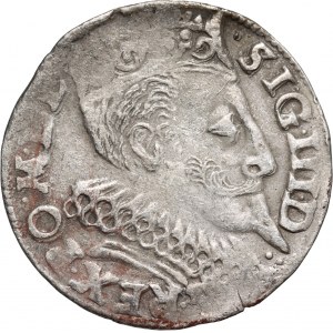 Zygmunt III Waza, trojak 1596, Bydgoszcz