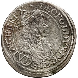 Austria, Leopold I, 6 kreuzer 1680 MM, Vienna